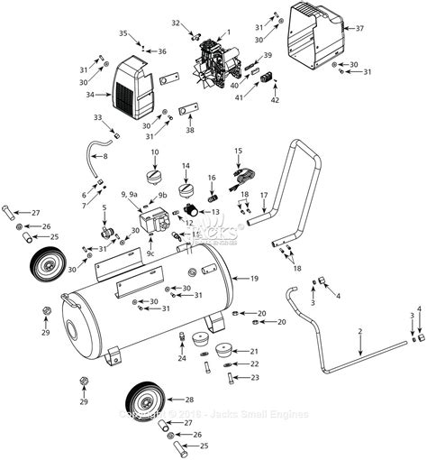 campbell hausfeld hu parts diagram  air compressor parts