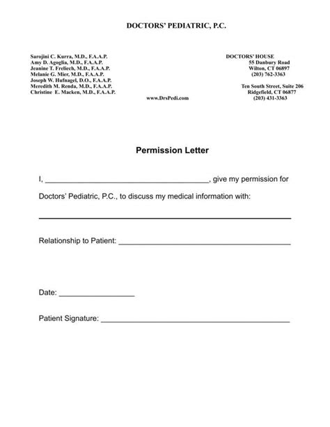 permission request letter templates