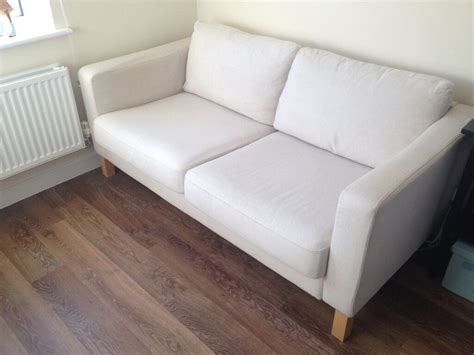 reduced excellent ikea karlstad  seater sofa  bidford  avon warwickshire gumtree