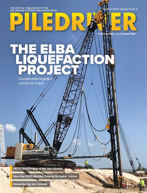 Piledriver Magazine Pile Driving Contractors Association