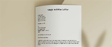 invitation letter    usa
