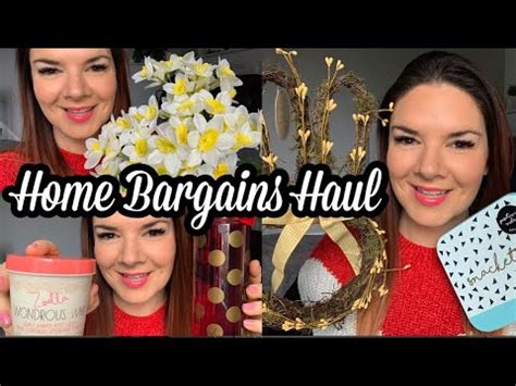 home bargains haul easter decor zoella beauty spring