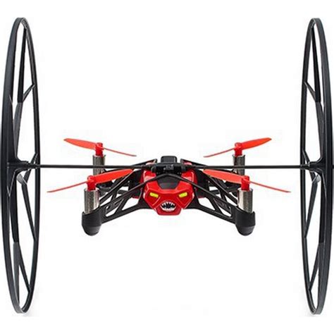 parrot minidrone rolling spider bluetooth red