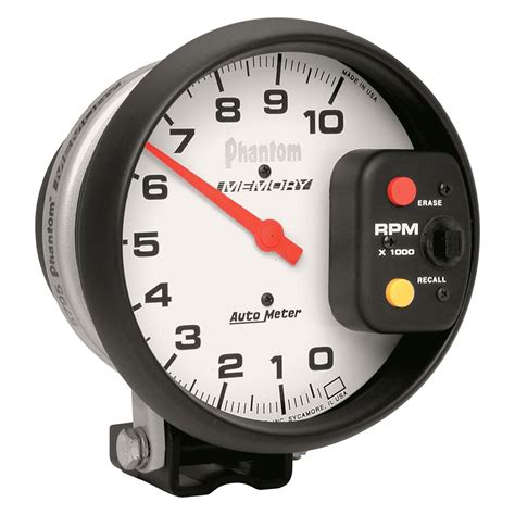 auto meter  phantom series  pedestal tachometer gauge   rpm