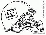 Coloring Pages Football Helmet Giants York Printable College Nfl Seahawks Logo Helmets Cowboys Dallas Odell Drawing Patriots Bike Saints Color sketch template