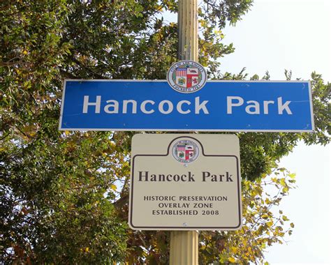 hancock park   historic  affluent residential neighborhood