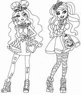 Ever After High Coloring Pages Kitty Cheshire Printable Lizzie Hearts Beauty Color Print Briar Dragon Games Raven Queen Colouring Getcolorings sketch template