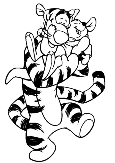 tigger coloring pages books    printable