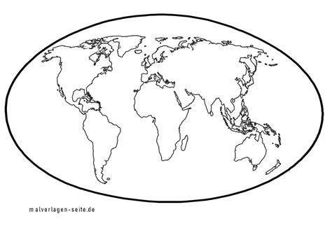 ausmalbilder weltkarte ausdrucken