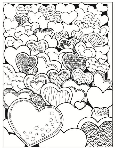 valentines day coloring pages