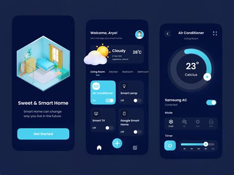 smart home app  ui kit theme ui vrogue