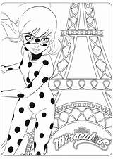 Miraculous Coloring Ladybug Silhouette sketch template