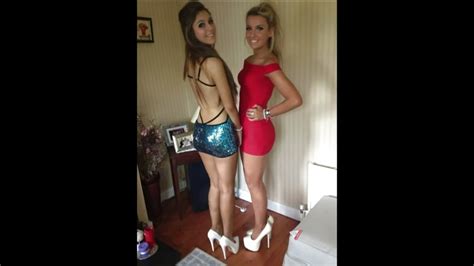 sexy girls in high heels and super tight dresses hd