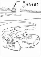 Verjaardag Bliksem Racet sketch template