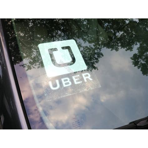 sale removable uber decal sign static cling stickers