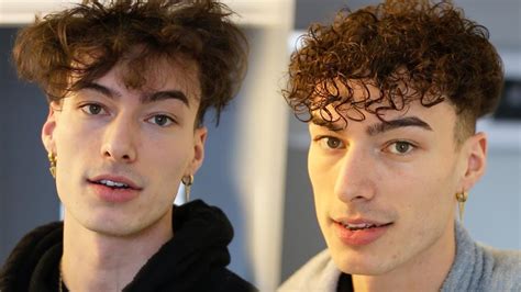 minute curly hair tutorial  men curlystyly