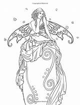 Coloring Pages Selina Fairy Book Fantasy Adult Fenech Colouring Amazon Volume Mermaid sketch template
