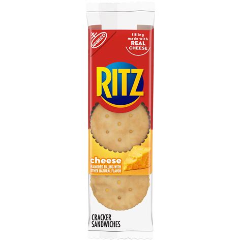 ritz cheese sandwich crackers  oz snack pack walmartcom