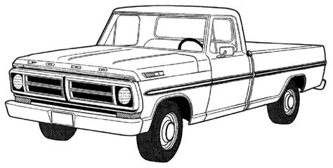 pin  mel harris  pick ups light duty  truck coloring pages
