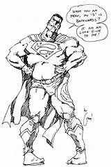Bizarro Superman Comic Connor Draw George sketch template