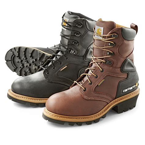 Men S Carhartt® Soft Toe Waterproof Logger Work Boots