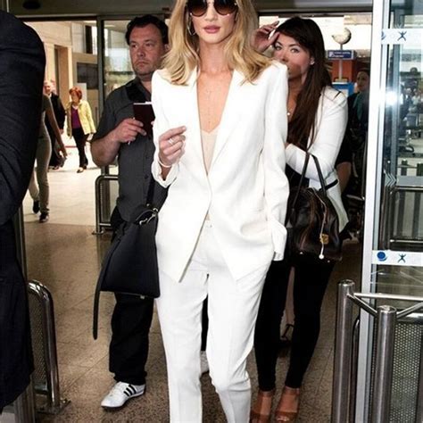 Fashion White Pants Suit Women Ladies Formal Business