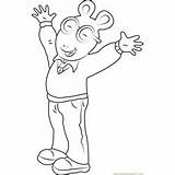 Arthur Coloring Pages Buster Coloringpages101 Cartoon sketch template