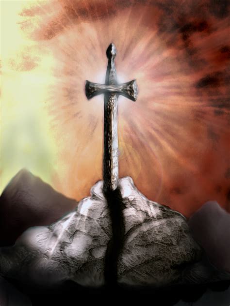 holy sword excalibur by rajac on deviantart
