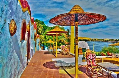 Nubian Home And Front Yard On The Nile River Egypt