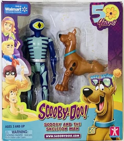 scooby doo  years frightface scooby   skeleton man action figure  pack  picclick