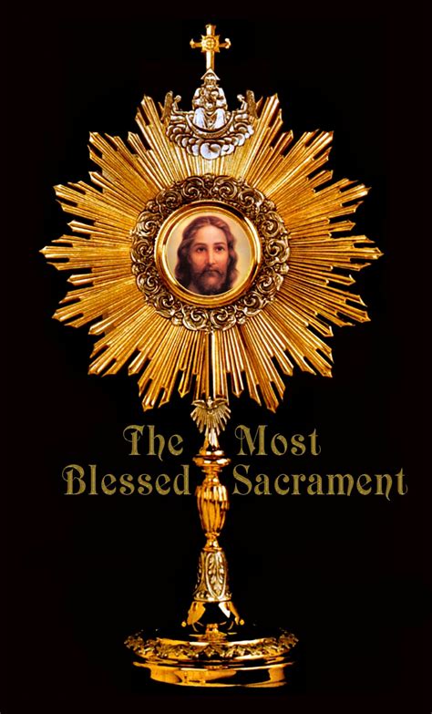 blessed sacrament      eucharist