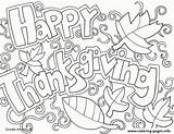 Thanksgiving Coloring Pages Happy Adult Doodle Printable Color Kids Drawing Print Sheets Activity Alley First Book Colouring Activities Fall Printables sketch template