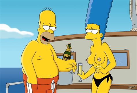 57 marge topless on boat by wvs1777 d3btydp 1 the simpsons gallery western hentai pictures