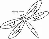 Dragonfly Outline Clipart Library Coloring sketch template