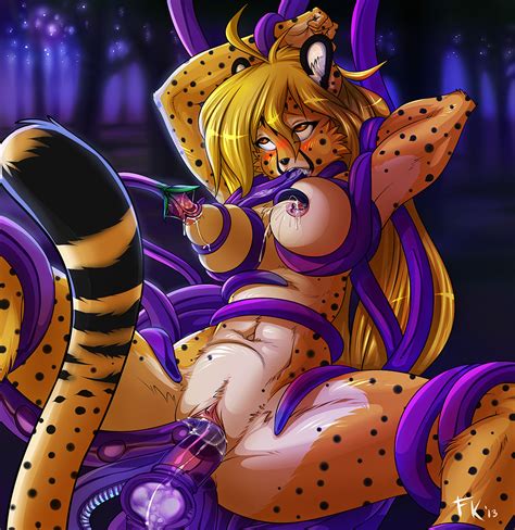 Rule 34 2013 Anthro Breasts Cheetah Dildo Feline Female Fluff Kevlar