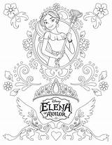 Elena Avalor sketch template