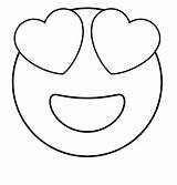 Coloring Pages Emoji Printable Heart Kids Face Emojis Print Cool Herz Freecoloring Eye Laughing Craft Cute Simple Choose Board sketch template