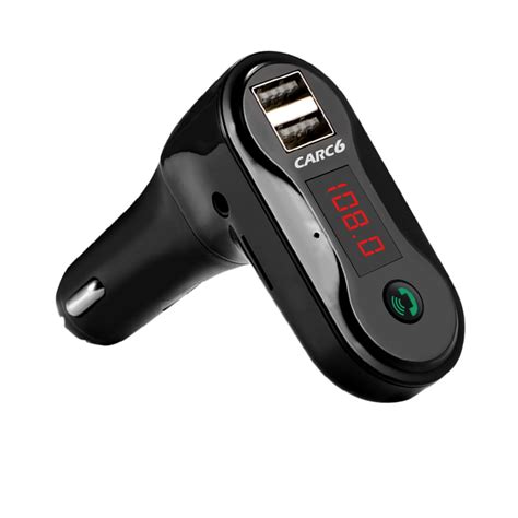 fornorm bluetooth mp  player  fm transmitter car kit support  dual usb tf card