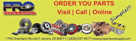 pro parts supply auto parts accessories