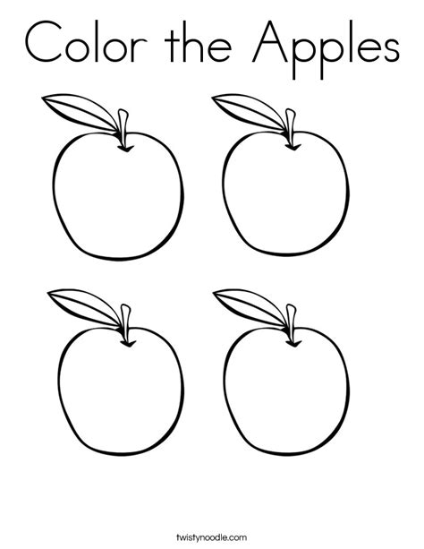 images  apple outline coloring pages printables apple