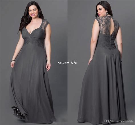 gray chiffon plus size bridesmaid dresses 2016 sexy open