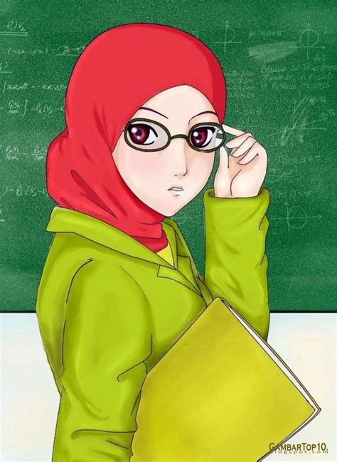 gambar kartun muslimah gambar top