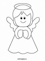 Angel Christmas Coloring Printable Pages Tree Angels Template Coloringpage Search Eu Decorations Yahoo Results Print Templates Bautizo Silueta Crafts Bautizos sketch template