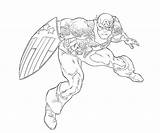 Captain America Coloring Pages Printable Kids Superheroes Superhero Print Drawing Drawings Prints Color Kb sketch template