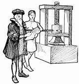 Printing Press Clipart Renaissance Reformation Old Etc Occupations 1476 Gif Timetoast English History Usf Edu Small Medium Screw sketch template