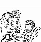 Judas Iscariot Sells Betrays sketch template