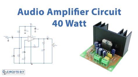 watt audio amplifier circuit
