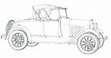 Ford Model Coloring Pages Car Cars 1928 Adult Parchment Classic Old Sketch Drawings Craft Sketches Vintage Trucks Template sketch template