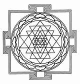 Yantra Shri Tibetano Mandalas Mandala Ooze Meditar Evome Fortune Loto Concientes Meaning Sporesc Energia Sacre Simboluri Pozitiva Conscientes 1111 sketch template