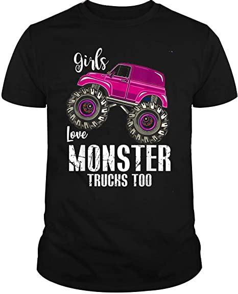 Girls Love Monster Trucks Shirt Clothing